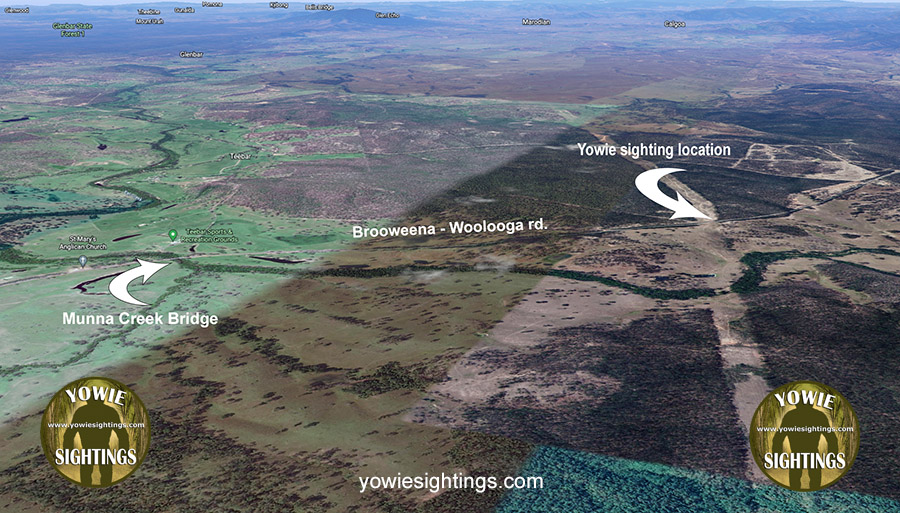 Yowie Sighting location 03